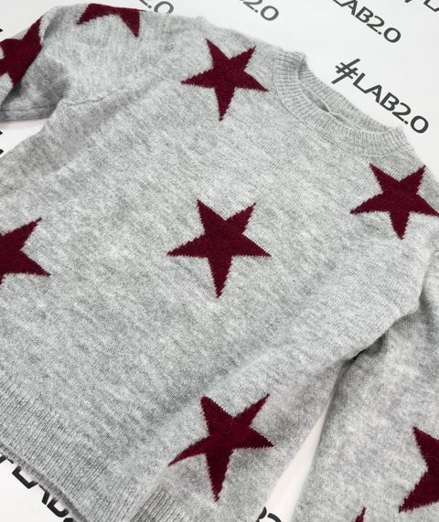 Maglione Stars Grigio