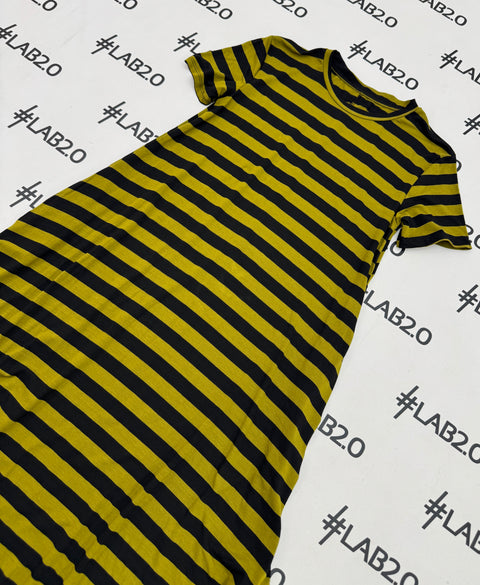 Abito Desire RIGHE Verde Nero