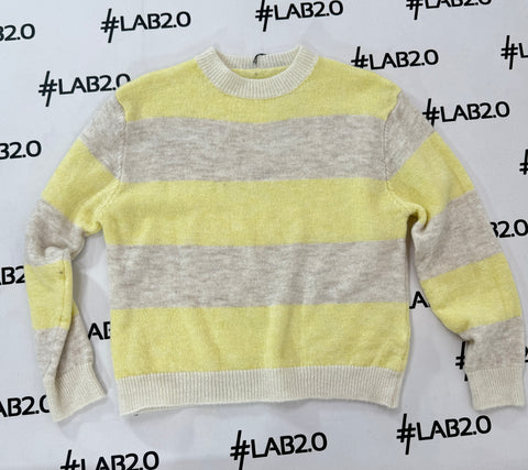 Maglione Stripes Giallino