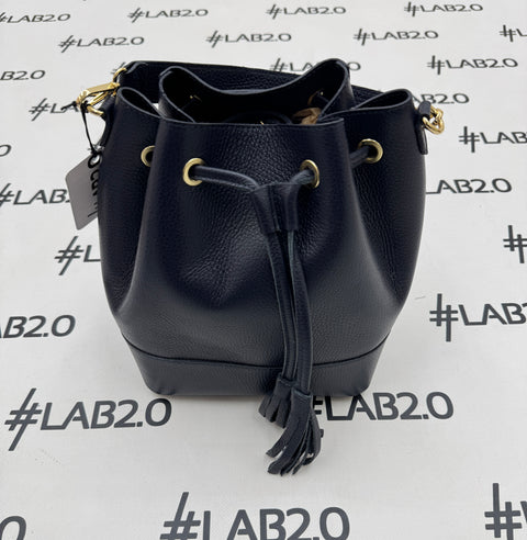 Blue Leather Bag