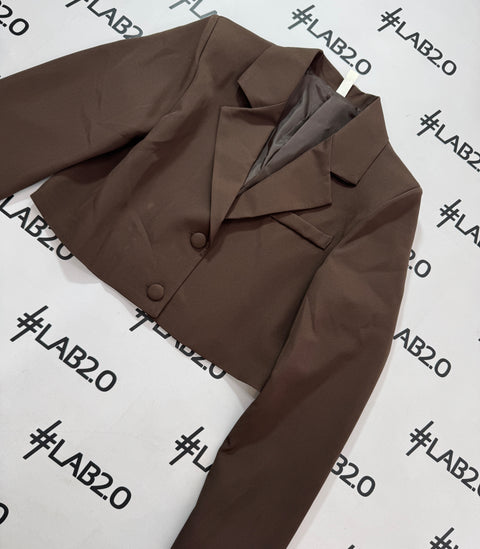 Blazer Terry Short Marrone