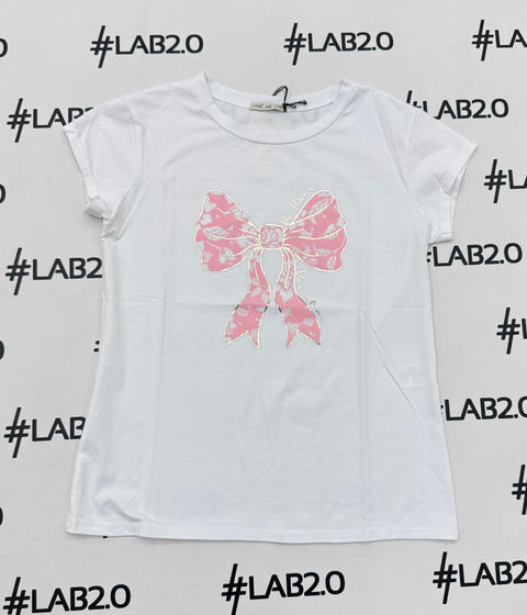 T-Shirt Fiocco Bianco