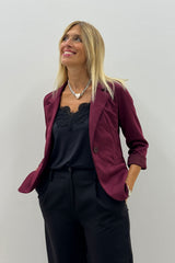 Blazer Ambra Bordeaux