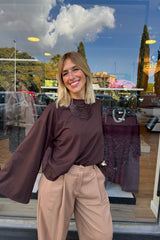 Maglietta Chanty Marrone