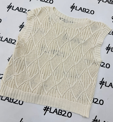 Cream Samy Vest