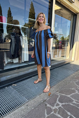 Creta dress in powder blue.