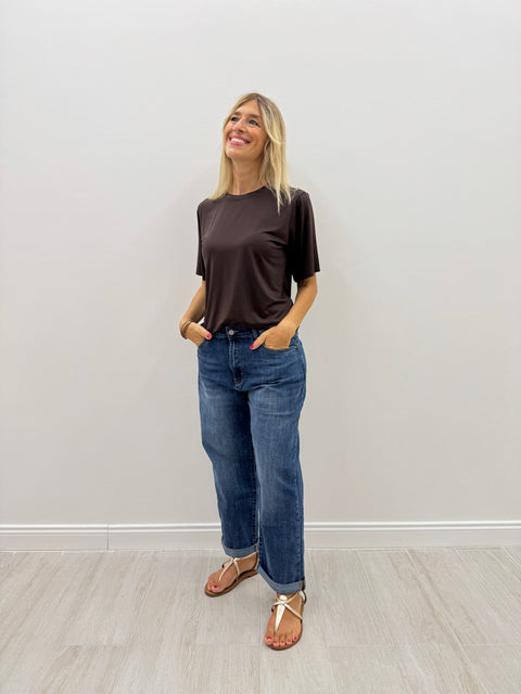 T-shirt Lorella Marron
