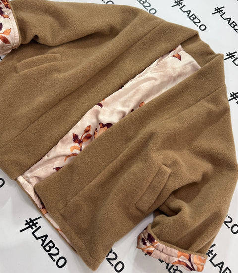 Giacca Kimono Camel