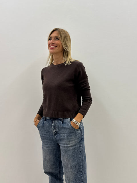 Maglioncino Beatrice Marrone