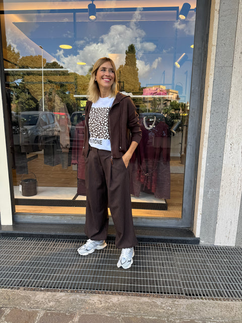 Pantalone Luce Jess Marrone