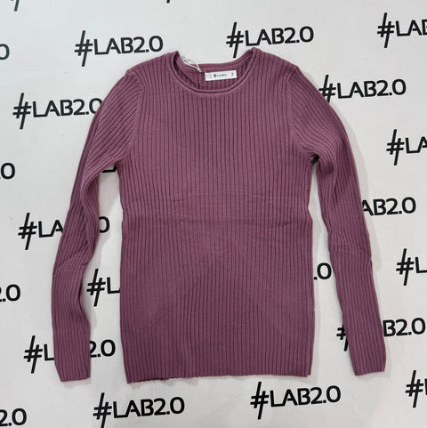 Basic Girocollo Ciclamino