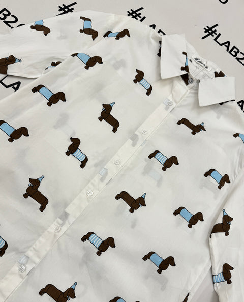 Camicia Bassottini Celeste