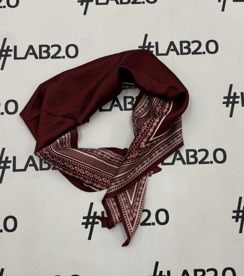 Foulard Bandana Bordeaux