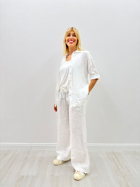 Pantalone Giusy Bianco
