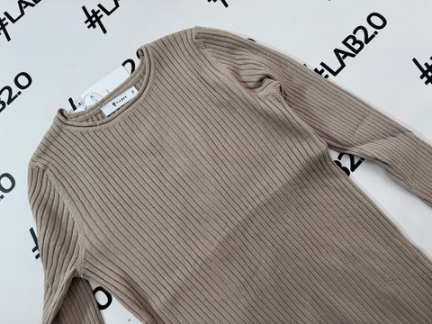 Basic Girocollo Tortora