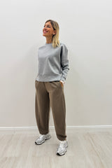 Pantalone Rhianna BARREL Tortora