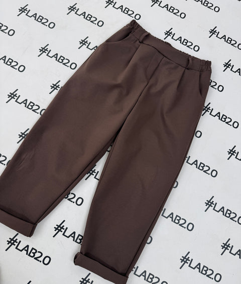 Pantalone Momy Marrone