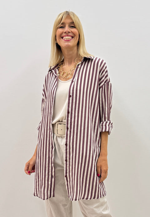Diana Burgundy Shirt