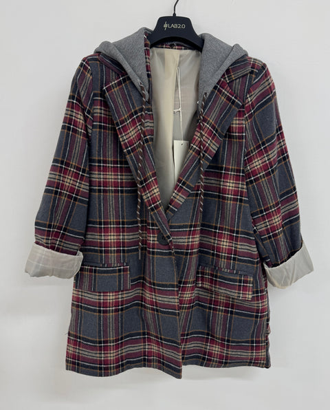 Blazer Debora Bordeaux Grigio