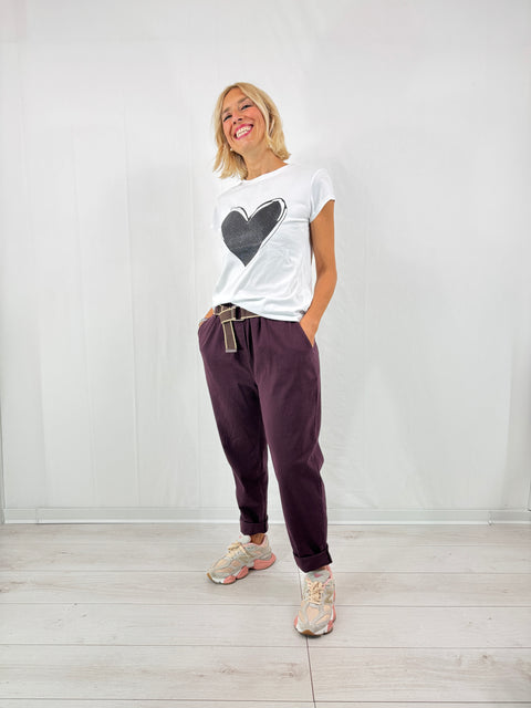 Pantalone Toffee Prugna
