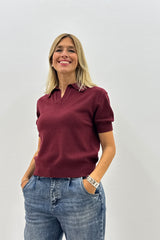 Polo Virginia Bordeaux