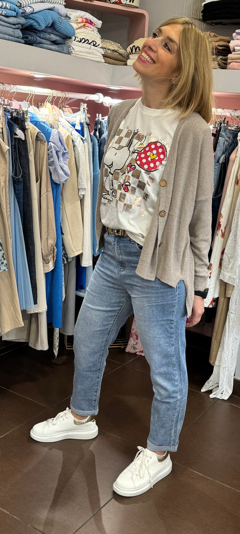 Cardigan Phebe Tortora