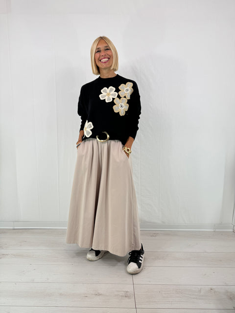 Gonna-pantalone Hoara Winter Beige