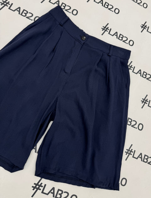 Claudia Blue Bermuda Shorts