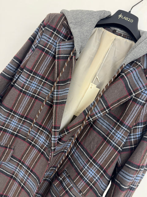 Blazer Debora Azzurro Marrone