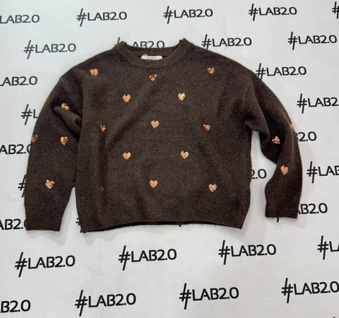 Maglione Atena Marrone