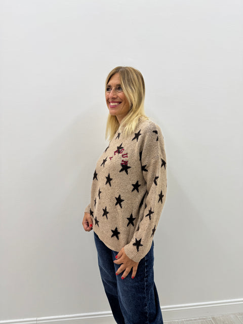 Maglione Amour Camel
