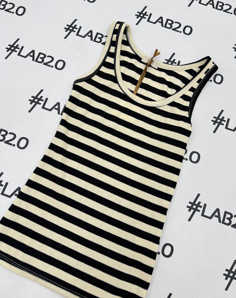Black Barbarella tank top