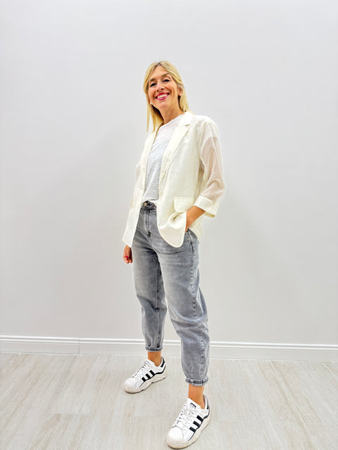 Blazer Velo Panna