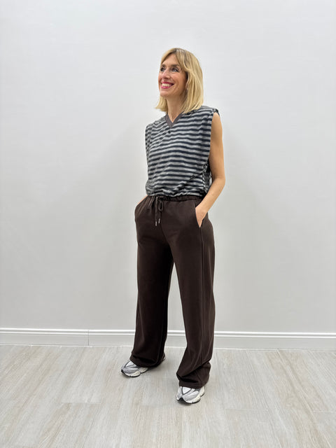 Pantalone tuta Pia Marrone