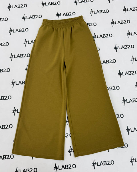Pantalone Rhianna PALAZZO Verde Oliva