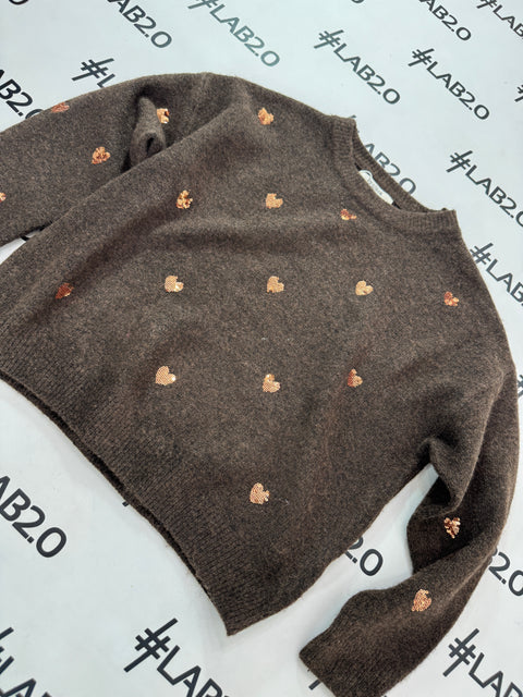 Maglione Atena Marrone