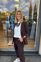 Blazer Moon Marrone