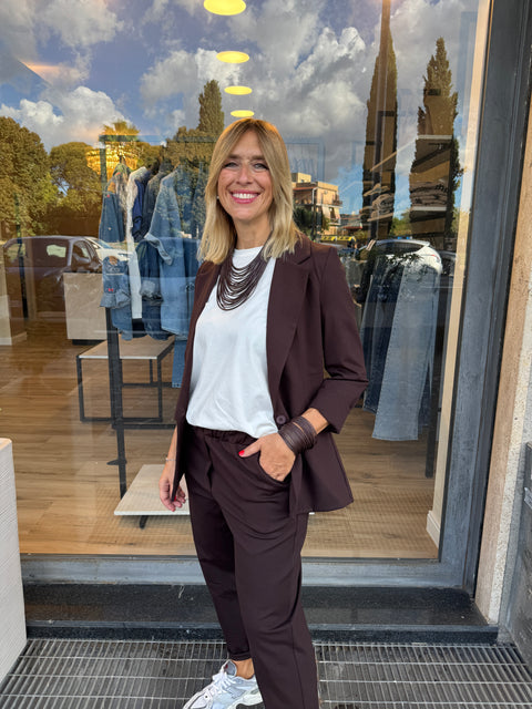 Blazer Moon Marrone