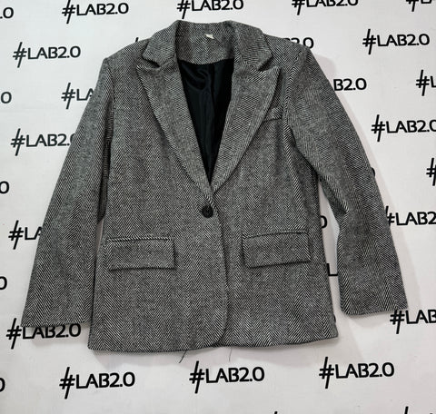Blazer Spinato Grigio