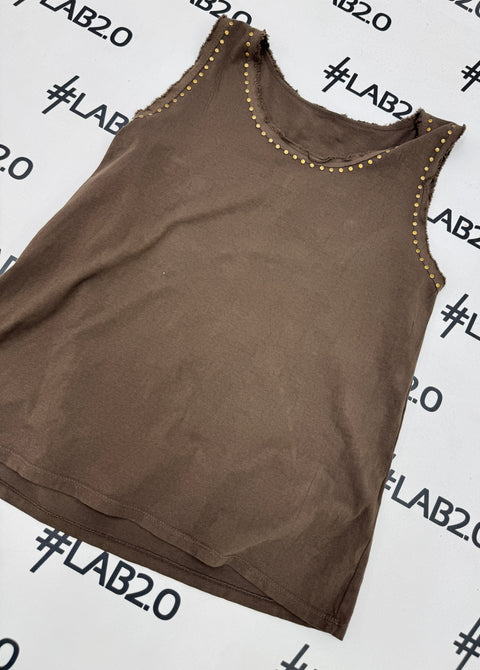Camiseta de Tirantes Lola Marrón
