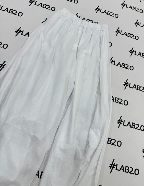 Giuliana White Culotte Trousers