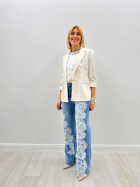 Jeans Ricamo