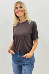 T-shirt Lorella Marrone