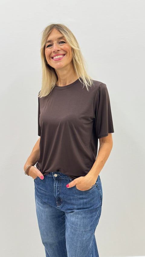 T-shirt Lorella Marron