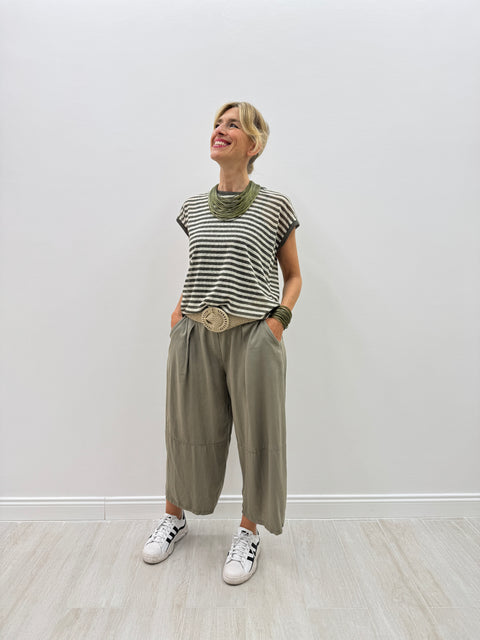 Alina Military Green trousers
