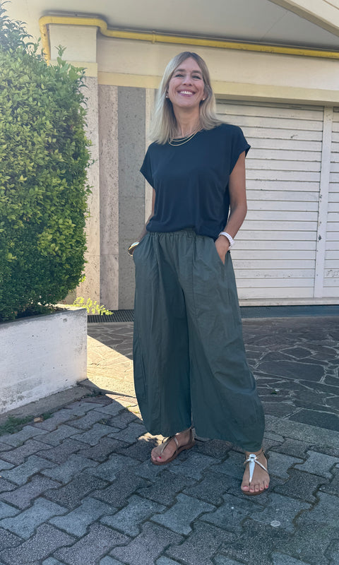 Pantalon Guenda Vert Militaire