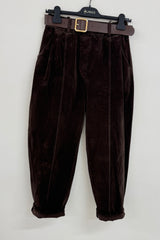 Pantalone Carla Marrone