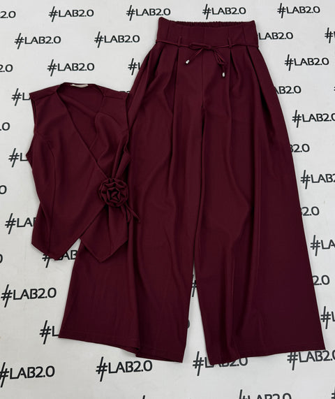 Completo Rossella Bordeaux
