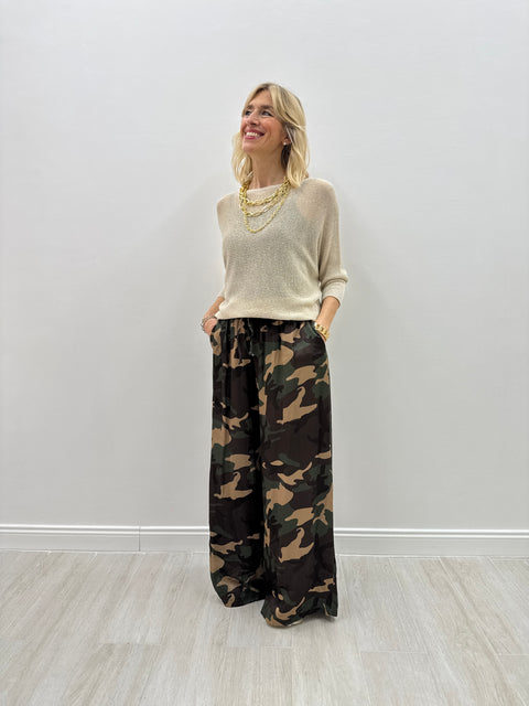 Pantalone Satin Mimetic