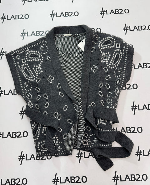 Gilet Bandana Grigio